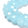Electroplate Glass Beads Strands EGLA-A035-J8mm-A09-3