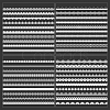 4Bag 4 Styles PET Plastic Lace Decorative Stickers AJEW-SP0002-77-7