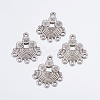 Alloy Rhinestone Connector Settings EA10681Y-1