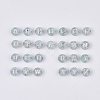 Plating Transparent Acrylic Beads X-TACR-T008-01B-2