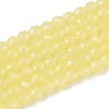 Imitation Jade Glass Beads Strands LS-GLAA-T028-4mm-11H-1