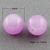 Imitation Jade Glass Beads Strands DGLA-S076-10mm-22-1
