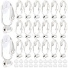 36Pcs Brass Clip-on Earring Converters Findings KK-SP0001-10S-1