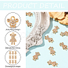 Brass Micro Pave Cubic Zirconia Charms ZIRC-CJ0001-13-3
