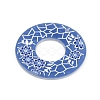 Opaque Printed Relief Acrylic Pendants LS-OACR-R007-03D-2