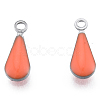 304 Stainless Steel Enamel Charms STAS-N092-178-3