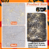 Halloween Spider & Spider Web Polyester Gauze Fabric AJEW-WH0314-677A-2