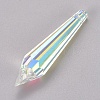 Transparent Glass Big Cone Pendulum Pendants LS-GLAA-WH0015-34E-1