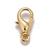 Brass Lobster Claw Clasps KK-M229-50G-1