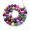 Natural Quartz Beads Strands G-N355-8mm-31-2