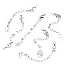 6Pcs 304 Stainless Steel Ends Chains FIND-TA0010-79-2