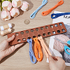 Rectangle Wood Thread Holder DIY-WH0671-118-3