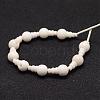 Natural Jade 3-Hole Guru Bead Strands G-K149-37-1