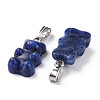 Natural Sodalite Pendants G-G854-01P-03-3