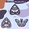 15Pcs 3 Styles Halloween Printed Opaque Acrylic Pendants SACR-SZ0001-18-2