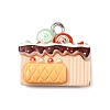 Christmas Opaque Resin Pendants CRES-D314-02P-06-1