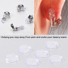 120Pcs Comfort Silicone Earring Pads FIND-SP0001-03-5