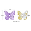 50Pcs 5 Colors Transparent Spray Painted Glass Charms GLAA-FS0001-05-3