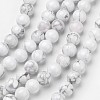 Natural Howlite Beads Strands G-D809-10-10mm-1