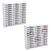 2 Sets 36 Grids PVC Plastic Inkpad Storage Holder ODIS-UN0001-15B-1