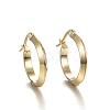 304 Stainless Steel Hoop Earrings EJEW-P091-34E-1