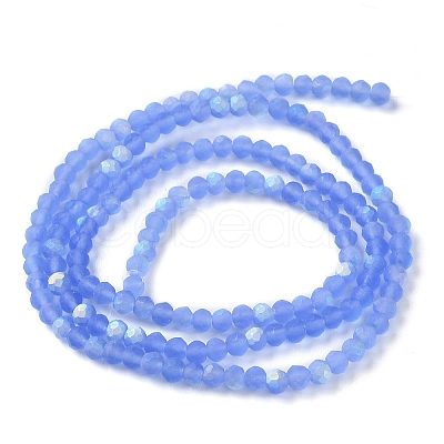Imitation Jade Glass Beads Strands EGLA-YW0003-19A-11-1