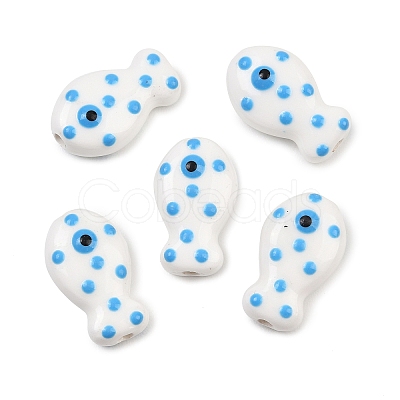 Handmade Porcelain Beads PORC-B009-03M-1