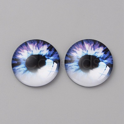 Glass Cabochons GLAA-WH0033-75H-02-1