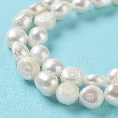 Natural Cultured Freshwater Pearl Beads Strands PEAR-Z002-03-1