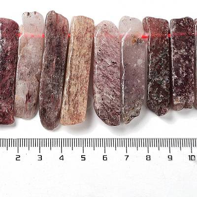 Natural Strawberry Quartz Beads Strands G-L551B-05C-1