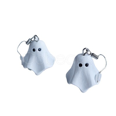 Ghost Alloy Resin Dangle Earrings FS-WG96166-01-1