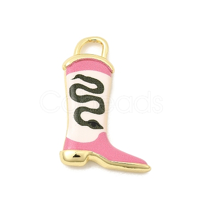 Printed Brass Pendants KK-K274-06G-1