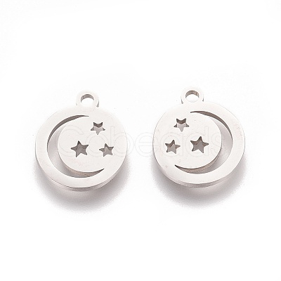 Non-Tarnish 304 Stainless Steel Charms LS-STAS-Q201-T106-1