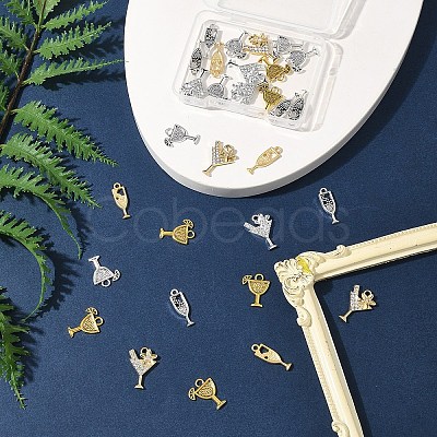 30Pcs Tibetan Style Alloy Pendants FIND-FS0003-83-1