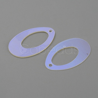 Rainbow Iridescent PVC Paillette/Sequins Pendants KY-WH0046-100B-1