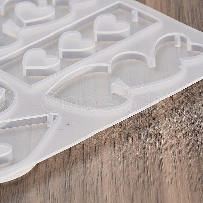 Heart Earrings Pendants DIY Silicone Mold LS-DIY-Q033-06A-1