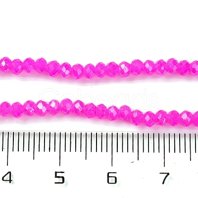 Baking Electroplate Glass Beads Strands DGLA-A039-J4mm-B24-1