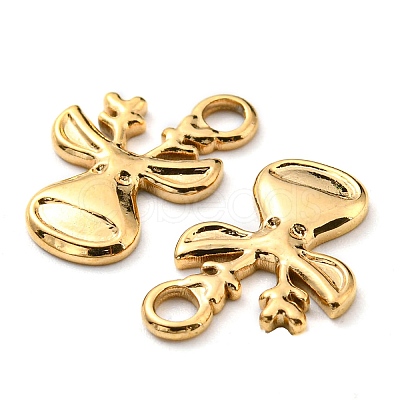 Ion Plating(IP) 304 Stainless Steel Pendants STAS-Q248-09G-1