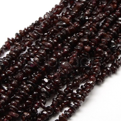Natural Garnet Beads Strands G-P035-14-1