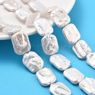Natural Baroque Keshi Pearl Beads Strands PEAR-P064-01F-06A-01-1