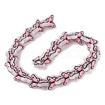 Transparent Glass Enamel Beads LAMP-C023-03B-1