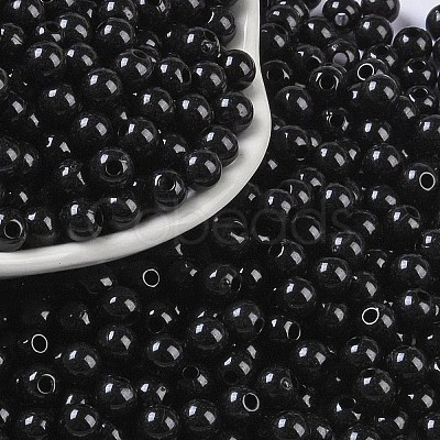 Opaque Acrylic Beads SACR-A007-01C-16-1