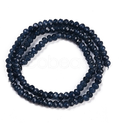 Natural White Jade Beads Strands G-Z069-01S-1