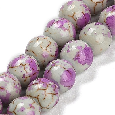 Synthetic Turquoise Beads Strands TURQ-F019-03D-1
