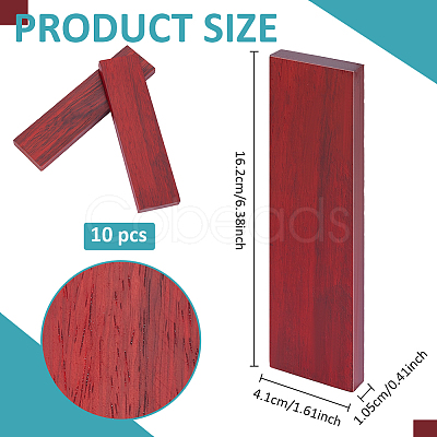Rectangle Wood Crafting Supplies DIY-WH0591-304B-1