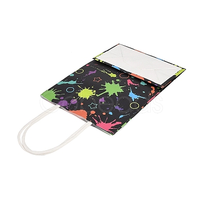 Paint Splatter Paper Gift Bags with Handles TH-CBA170C-02-1