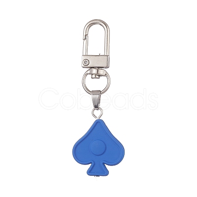 Heart Acrylic Enamel Pendants Decorations HJEW-JM01028-1