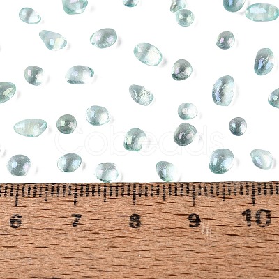 Transparent Electroplate Glass Beads EGLA-Q138-01E-1