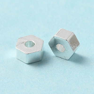 Rack Plating Brass Beads KK-C020-07S-1