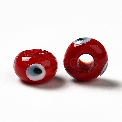 Handmade Evil Eye Lampwork Beads LAMP-A153-08-M-1